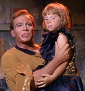 Captain Kirk discovers that Jonathan Edwards was right after all...those cute little buggers really are "Vipers in diapers". 